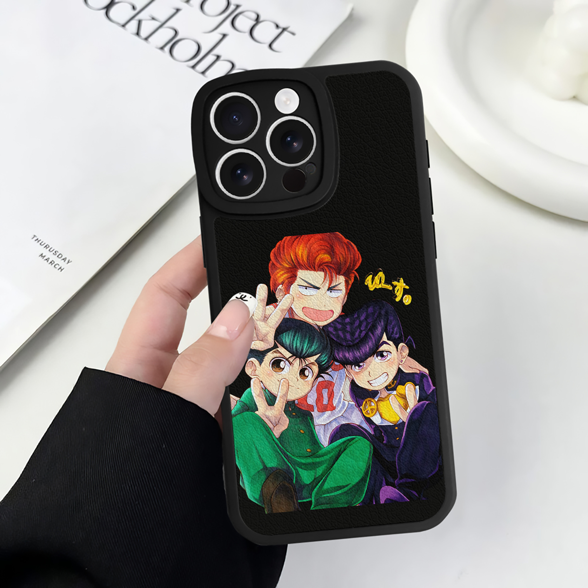 （画像用） SLAM DUNK／スラムダンク 【iPhone 16シリーズ対応】シリコンスマホケース（レザー調） 材質：シリコン